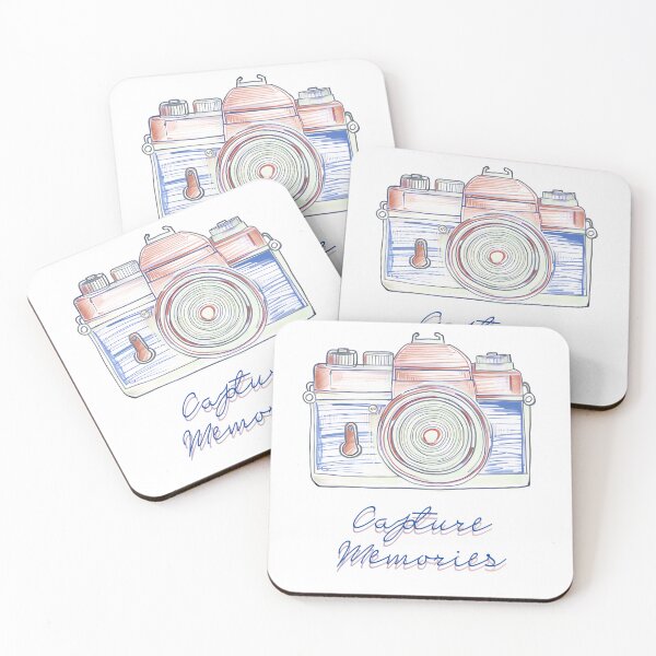 Item preview, Retro Camera Capture Memories Photography Gift designed and sold by INOKAD.
