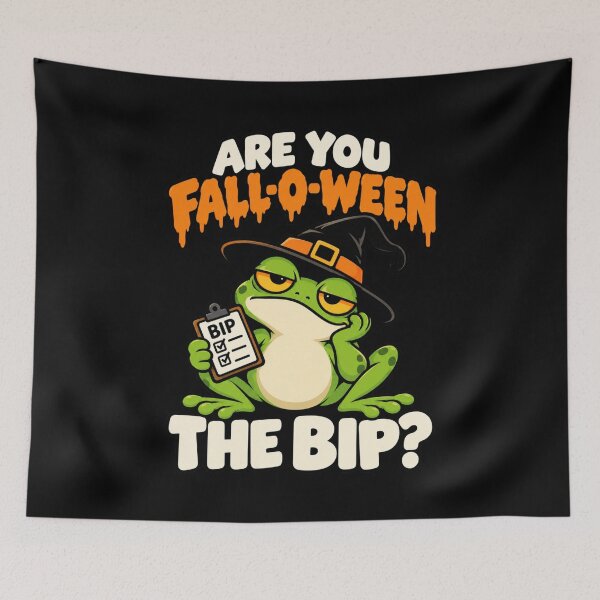 Item preview, Are You Fall-O-Ween The BIP Funny Frog Halloween ABA Therapist designed and sold by VibeOffline Studio.