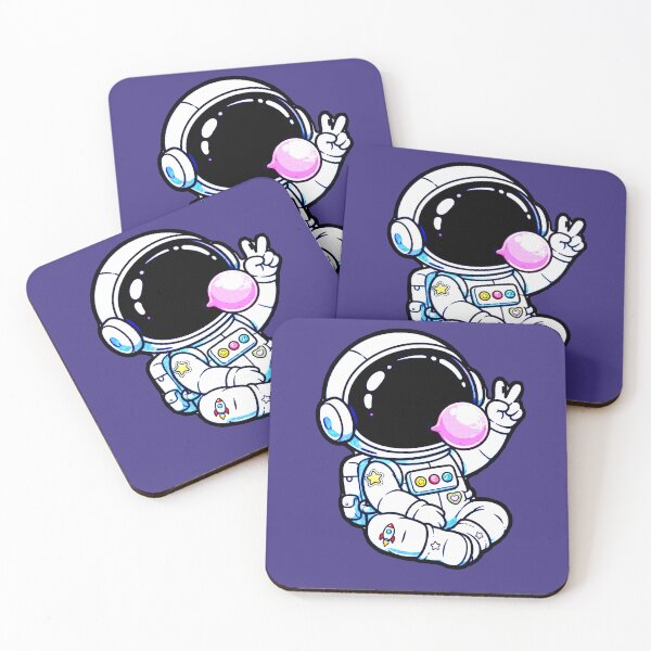 Item preview, Astronaut Bubble Gum Pink T-Shirt Kawaii Space Baby Funny designed and sold by AstronautMerch.
