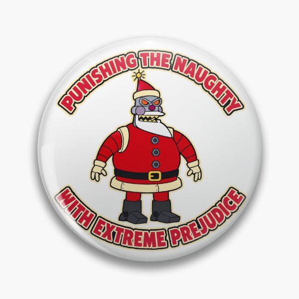 Item preview, Robot Santa Punishing the Naughty designed and sold by CerealBoxInk.