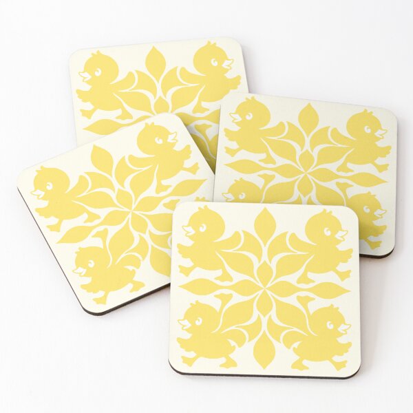 Item preview, Cute Yellow Duckling Quilt Pattern designed and sold by Small Kine Prints.