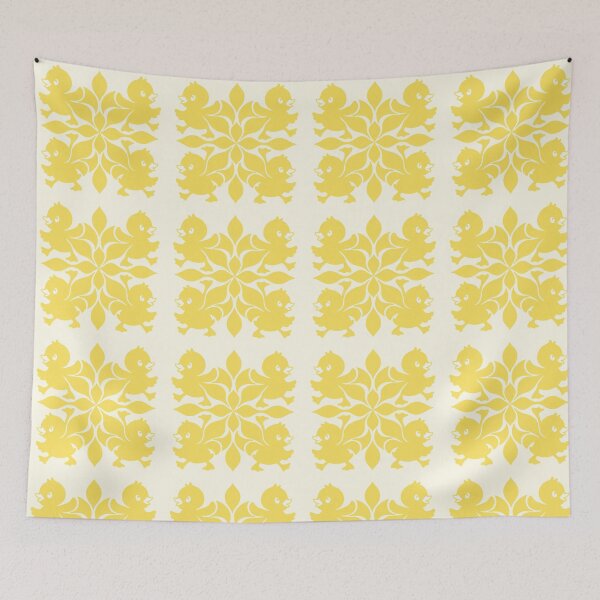 Item preview, Cute Yellow Duckling Quilt Pattern designed and sold by Small Kine Prints.