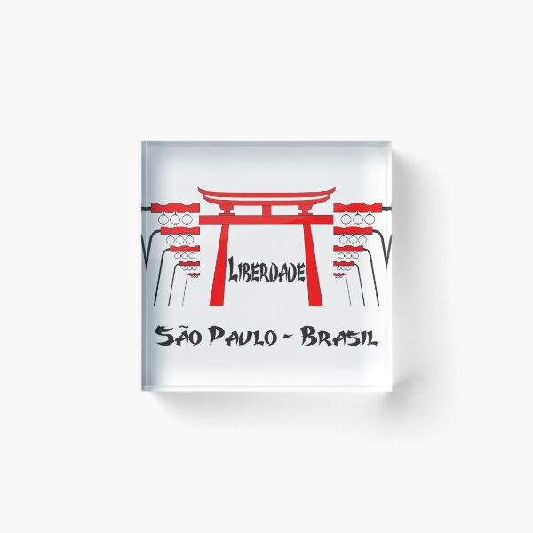 Item preview, Liberdade Sao Paulo - Japanese Quarter Torii Gate and Lanterns Brazil designed and sold by Sampa In Focus.
