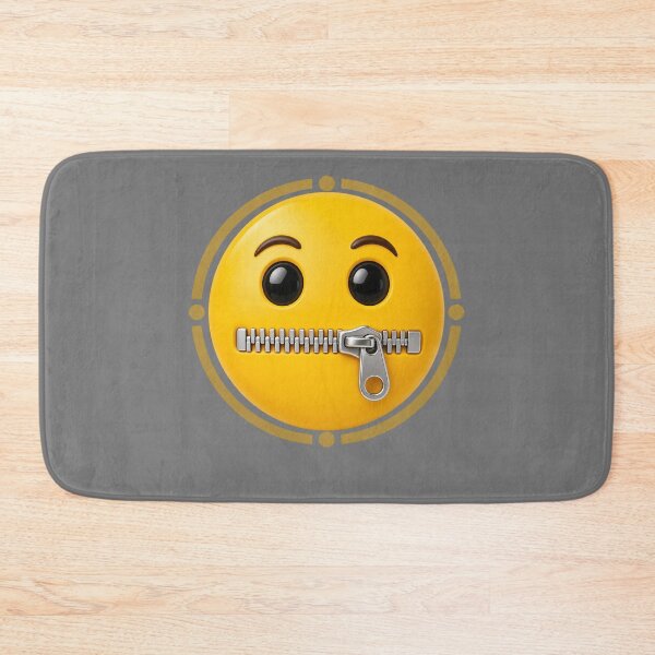 Item preview, Funny Keep Your Mouth Shut Smiley Face  designed and sold by freshwear design.