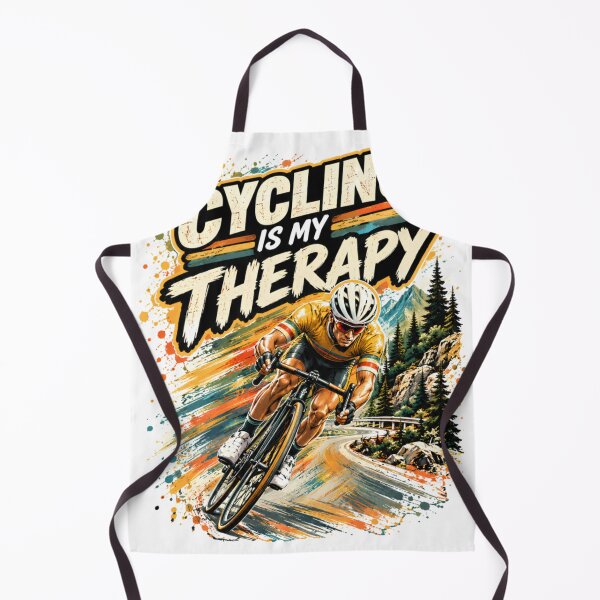 Item preview, Cycling Is My Therapy – Speed and Freedom designed and sold by DigiArt8Design.