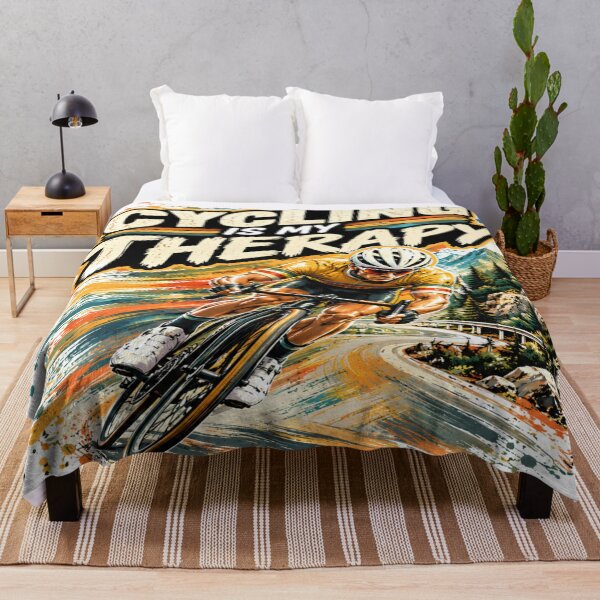 Item preview, Cycling Is My Therapy – Speed and Freedom designed and sold by DigiArt8Design.