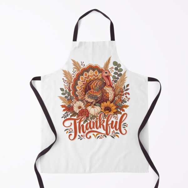 Item preview, Thankful Autumn Turkey Floral Harvest designed and sold by LuveraxArt.