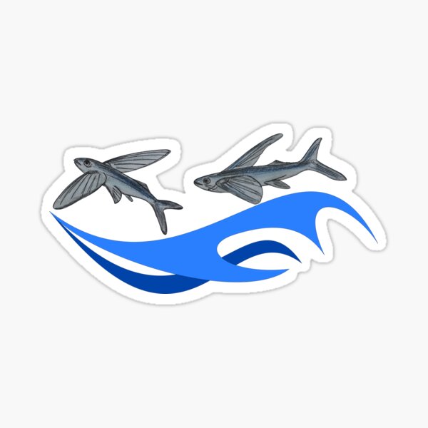 Flying Fish Sticker