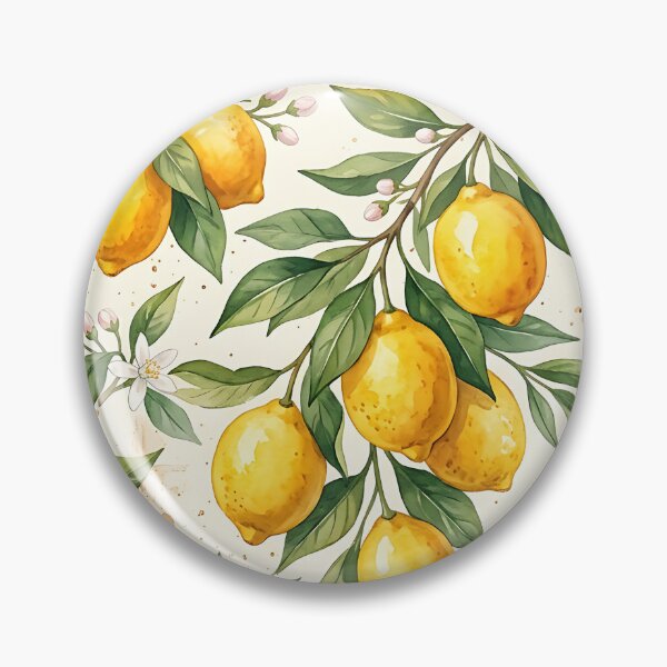 Item preview, Mediterranean Sicilian Lemon Grove Seamless Pattern designed and sold by wallpapersarts.