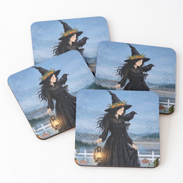 Item preview, Midnight Spell and Black Feathers designed and sold by DibujandoPorfa.