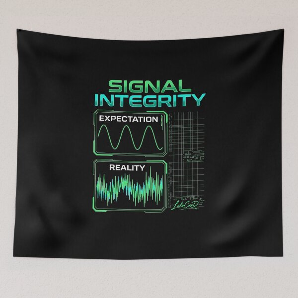 Item preview, Signal Integrity In Parallel Circuits - Oscilloscope Noise designed and sold by LaloCxxD.
