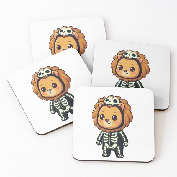 Item preview, Cute Lion Skeleton Costume Halloween designed and sold by Ella_Sketch.