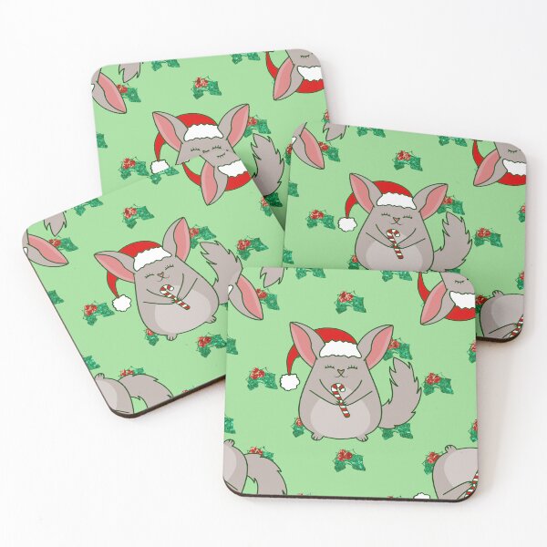 Item preview, ugly christmas Chinchilla santa claus holly designed and sold by Gossip Rag.