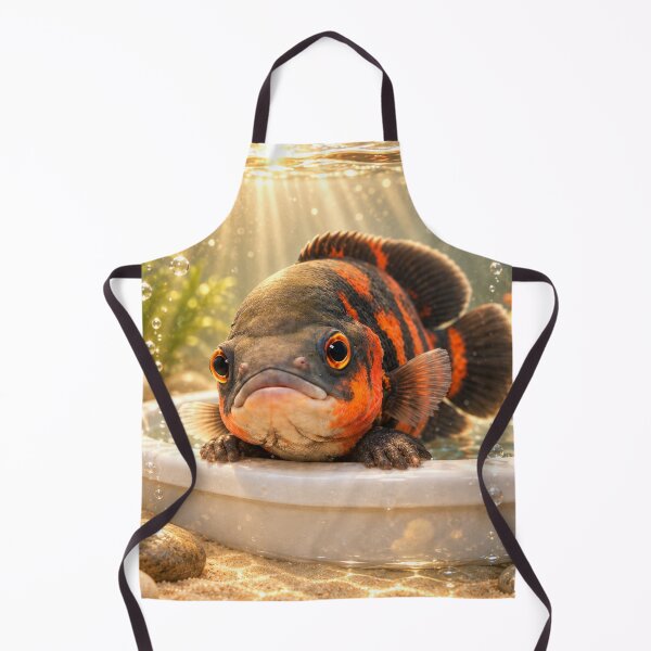 Item preview, Relaxing Oscar Fish Bathtub designed and sold by Sillytoe.