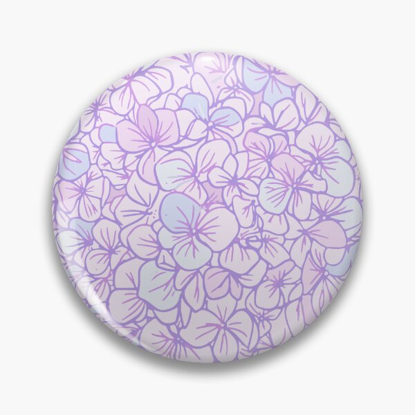 Item preview, Hydrangea Bloom — Blush Lavender Packed Petal Floral Pattern designed and sold by SleeplessLady.