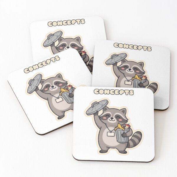 Item preview, Designer Raccoon Rejected Concepts Live Here designed and sold by Keizoku Studio.