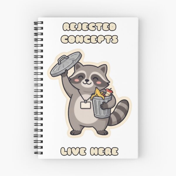 Item preview, Designer Raccoon Rejected Concepts Live Here designed and sold by Keizoku Studio.