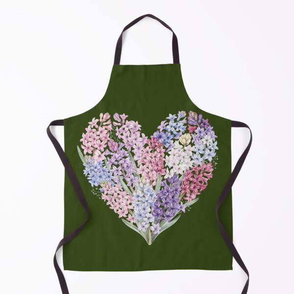 Item preview, Multicoloured Hyacinth Heart designed and sold by ImageryLoom.