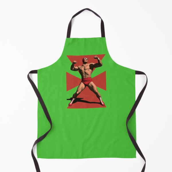 Item preview, Retro Luchador Wrestler Flexing Vintage 60s Poster Art designed and sold by peterdesigns.
