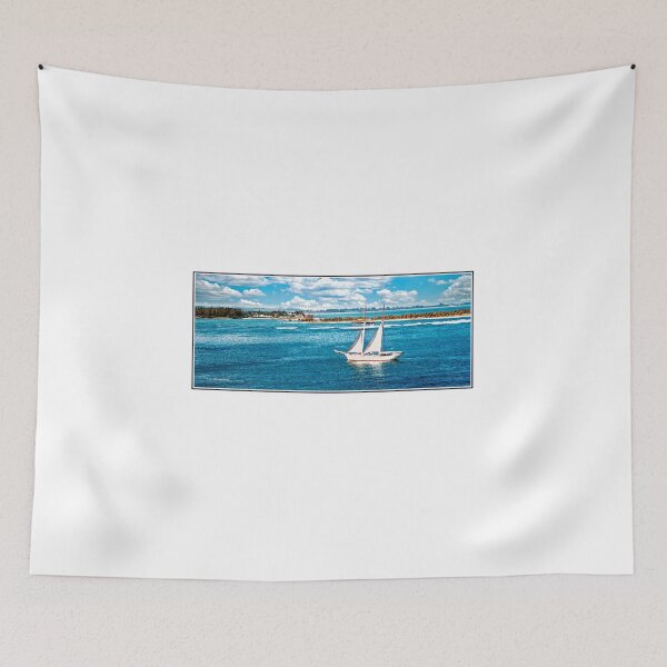 Item preview, Two-Masted, Gaff-Rigged Schooner, Shallow Caribbean Sea designed and sold by AMacGPhilly.