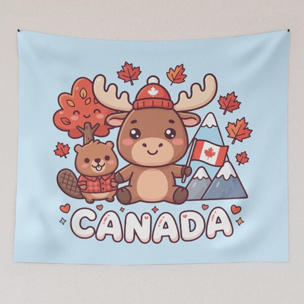 Item preview, Cute Canada Fall Doodles designed and sold by Amir Faysal.