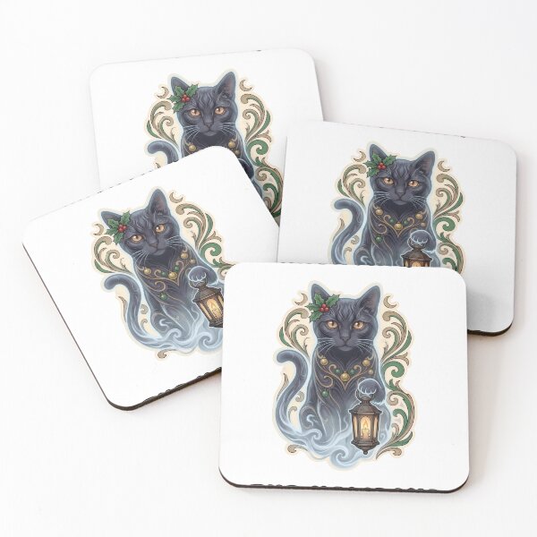 Item preview, Ghost Cat Haunting The Holidays designed and sold by Keizoku Studio.