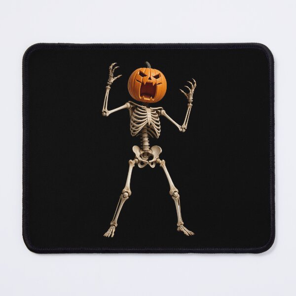 Item preview, Screaming Skeleton Pumpkin - Spooky Halloween Season designed and sold by MaddyDesignsCo.