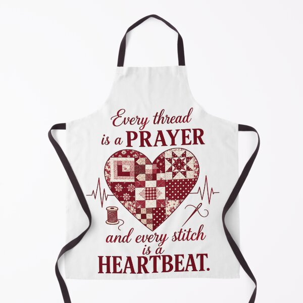 Item preview, Quilting Every Thread Is A Prayer Heartbeat designed and sold by justinhmorton.