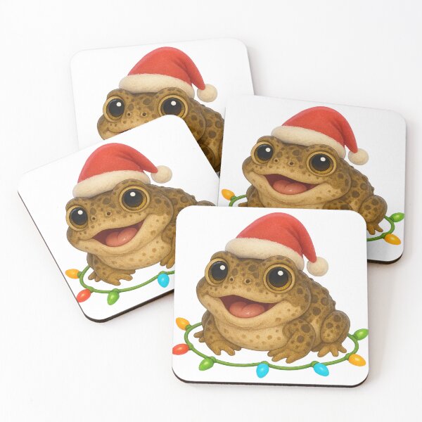 Item preview, Joyful Spadefoot Toad Christmas designed and sold by Sillytoe.