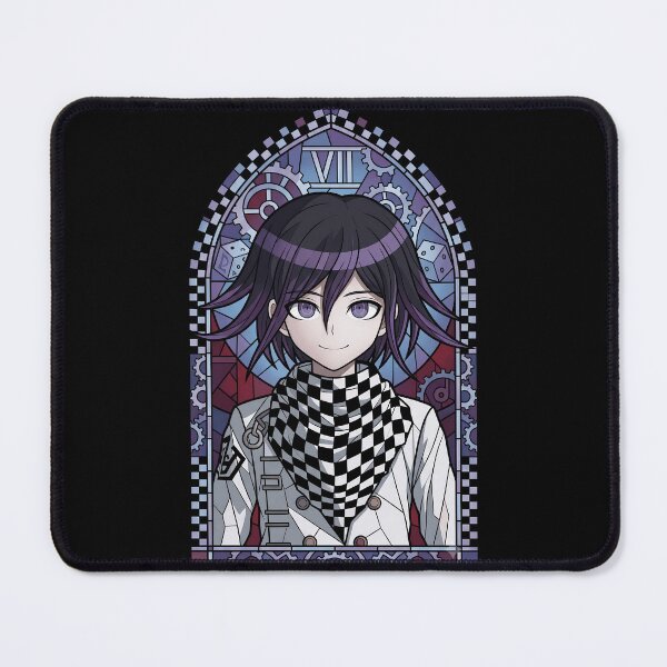Item preview, Kokichi Ouma Danganronpa Gear Motif Stained Glass designed and sold by mildaclairmo.