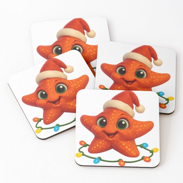 Item preview, Playful Starfish Christmas designed and sold by Sillytoe.