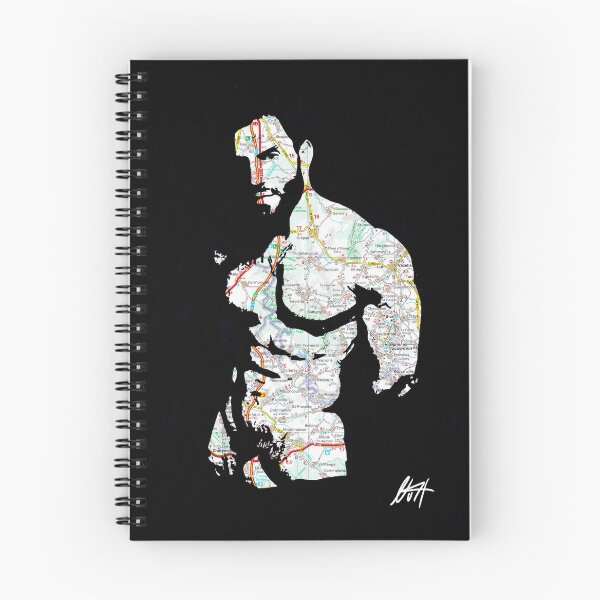 Item preview, Big Muscled Smooth Daddy With Beard Map Art By NLMKArtStudio designed and sold by NLMKArtStudio.