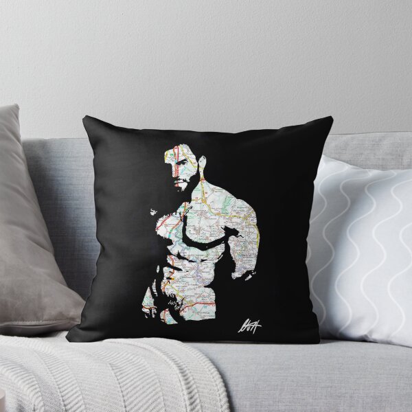 Item preview, Big Muscled Smooth Daddy With Beard Map Art By NLMKArtStudio designed and sold by NLMKArtStudio.