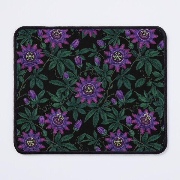 Item preview, Gothic Passion Flower Seamless Botanical Pattern designed and sold by Owcomm.