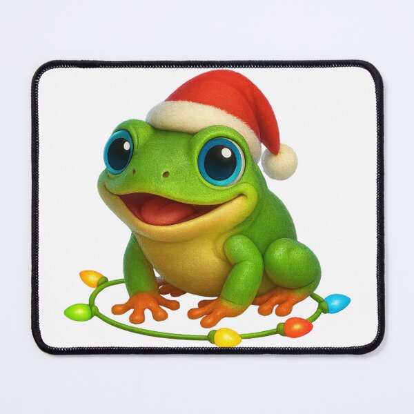 Item preview, Joyful Tree Frog Christmas designed and sold by Sillytoe.