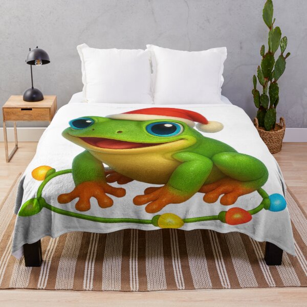 Item preview, Joyful Tree Frog Christmas designed and sold by Sillytoe.
