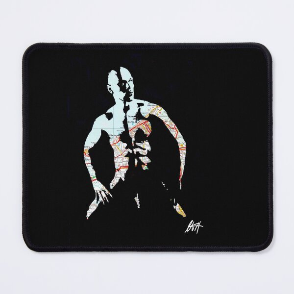 Item preview, Toned Bald Headed Daddy Posing With Dick Map Art By NLMKArtStudio designed and sold by NLMKArtStudio.