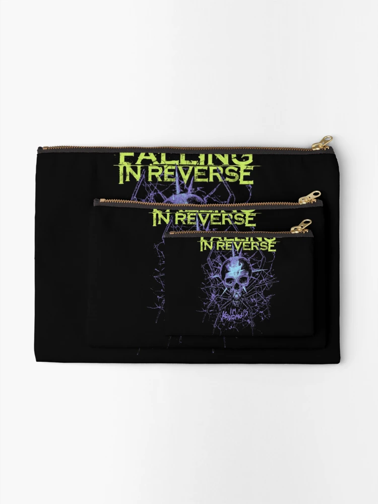 Thumbnail 2 of 4, Zipper Pouch, Falling In Reverse Classic designed and sold by vodevinfrogart.