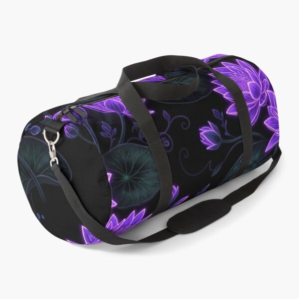 Item preview, Glowing Purple Water Lily Floral Seamless Pattern designed and sold by Owcomm.