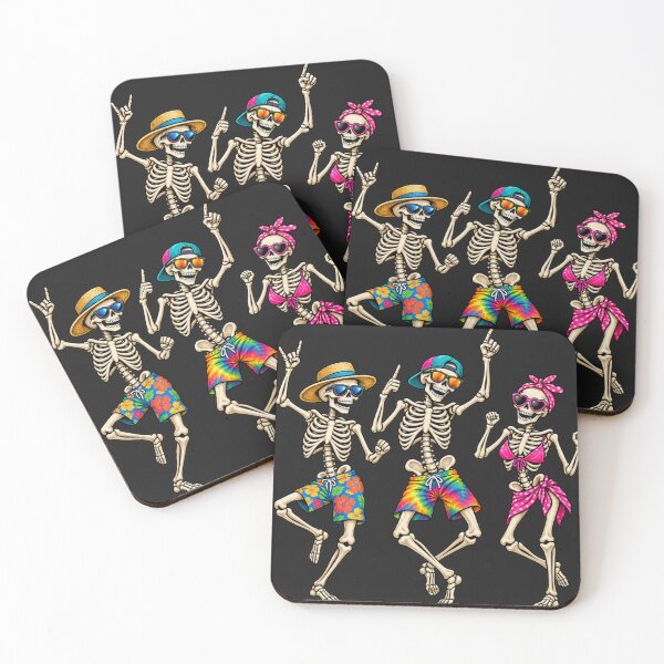 Item preview, Halloween Dancing Party Skeletons   designed and sold by shorethings.