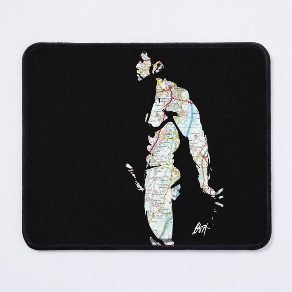 Item preview, Muscled Asian Twink Backed Against The Wall Cock Out Map Art By NLMKArtStudio designed and sold by NLMKArtStudio.