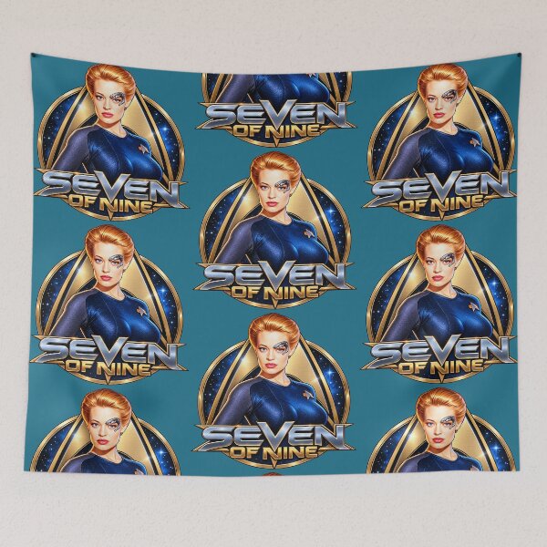 Item preview, Seven of Nine Emblem (Blue) designed and sold by Moviebuff91.