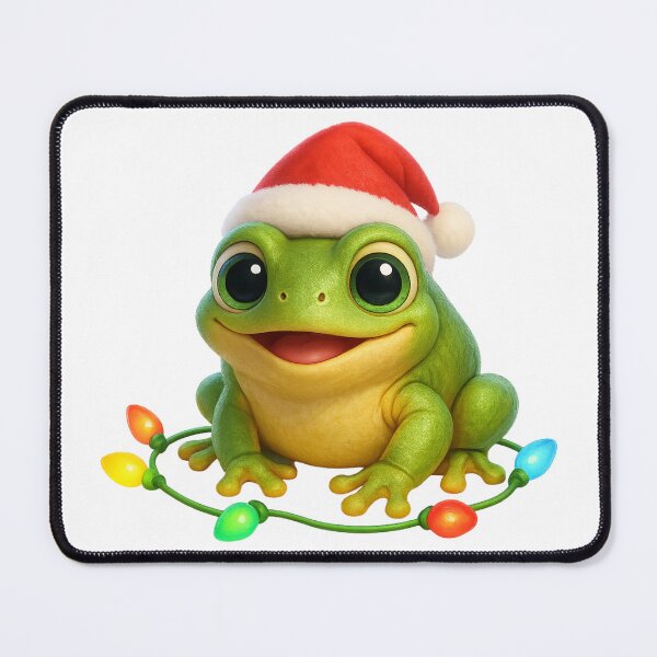 Item preview, Cheerful Tree Toad Christmas designed and sold by Sillytoe.