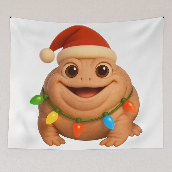 Item preview, Merry Turtle Frog Christmas designed and sold by Sillytoe.