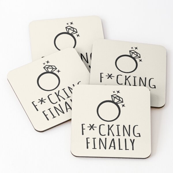 Item preview, Finally Engaged (F*cking Finally) designed and sold by aponwao.