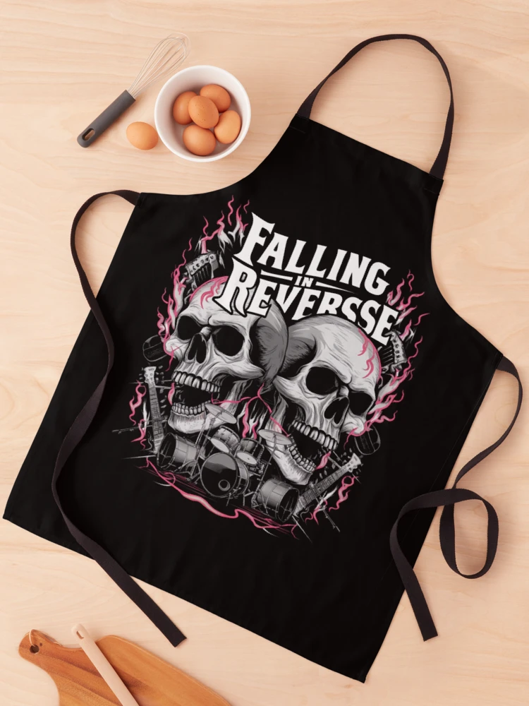 Thumbnail 1 of 6, Apron, Falling In Reverse Classic designed and sold by vodevinfrogart.