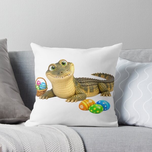 Item preview, Cheerful Alligator Easter designed and sold by Sillytoe.