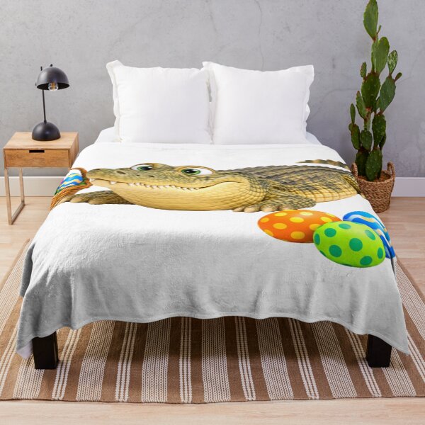 Item preview, Playful American Alligator Easter designed and sold by Sillytoe.
