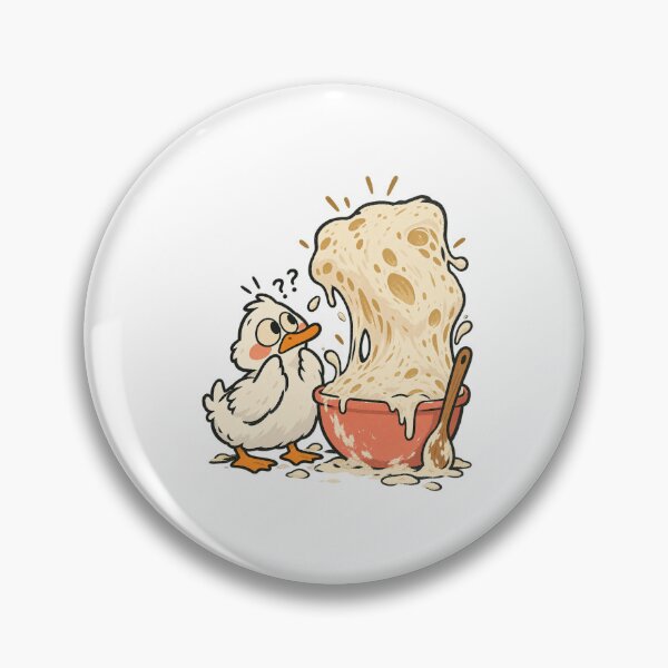 Item preview, Confused Duck and Overflowing Bread Dough designed and sold by AMICO77.