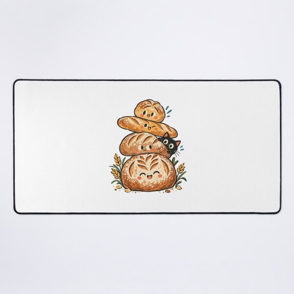 Item preview, Friendly Bread Tower with a Little Cat designed and sold by AMICO77.